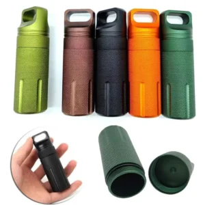 Aluminum Alloy Pill Container Bottle (1) (2)