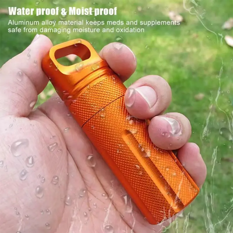 Aluminum Alloy Pill Container Bottle (3)
