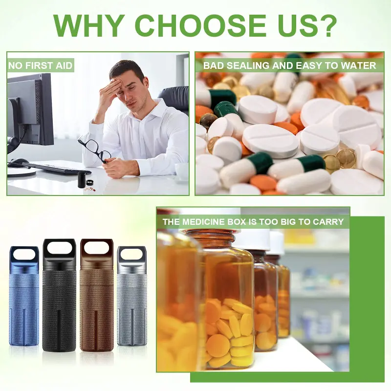 Aluminum Alloy Pill Container Bottle (5)