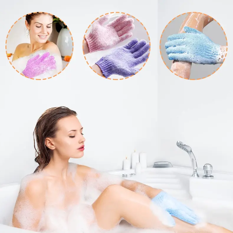 Body Exfoliating Gloves (4)