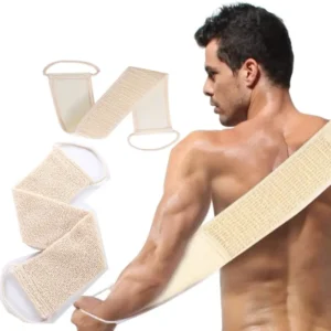 Eco Certified Sisal Long Lasting Back Scrubber with Strap Belt（3）