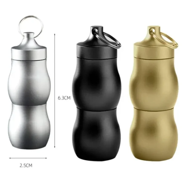 Keychain Medication Pill Box (1)