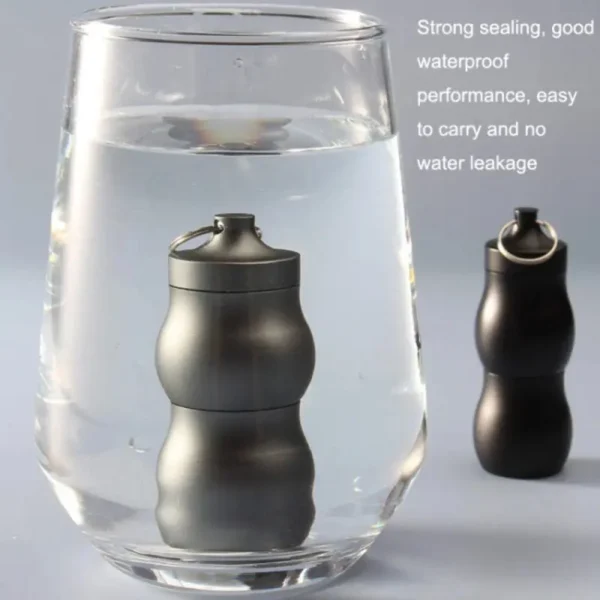 Keychain Medication Pill Box (5)