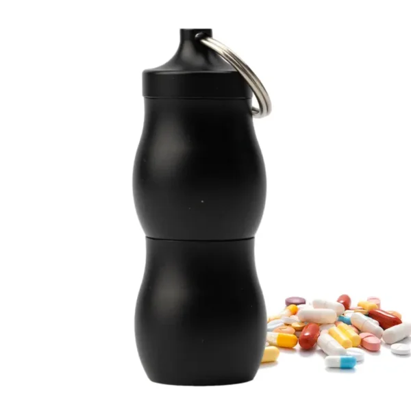 Keychain Medication Pill Box (7)