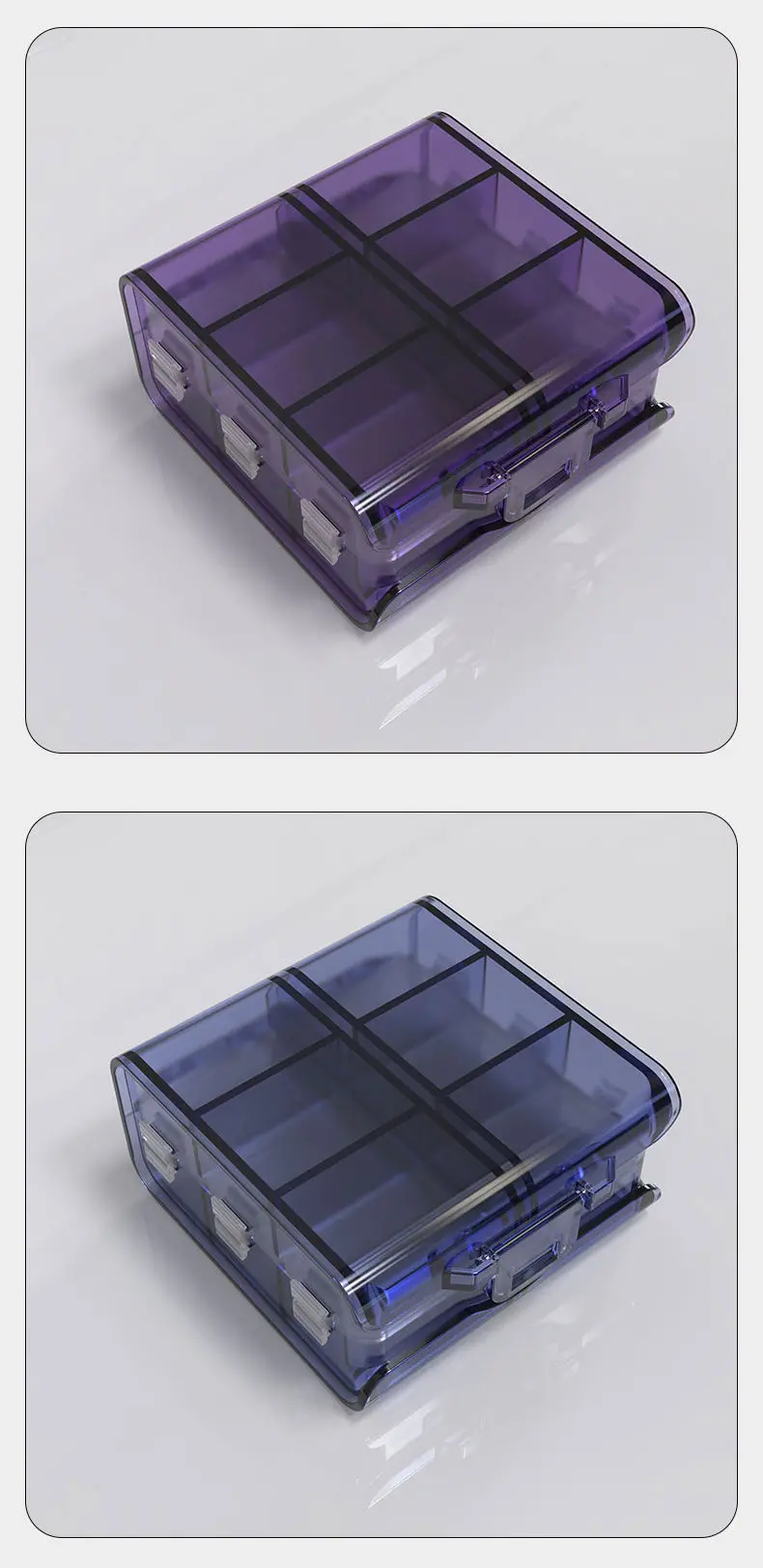 12 Compartment Foldable Pill Organizer (9)