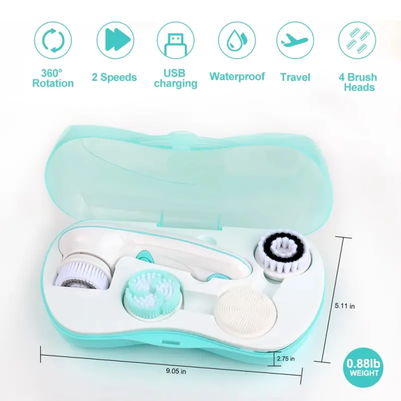 4 in 1 Waterproof Electric Face Scrubber (3)