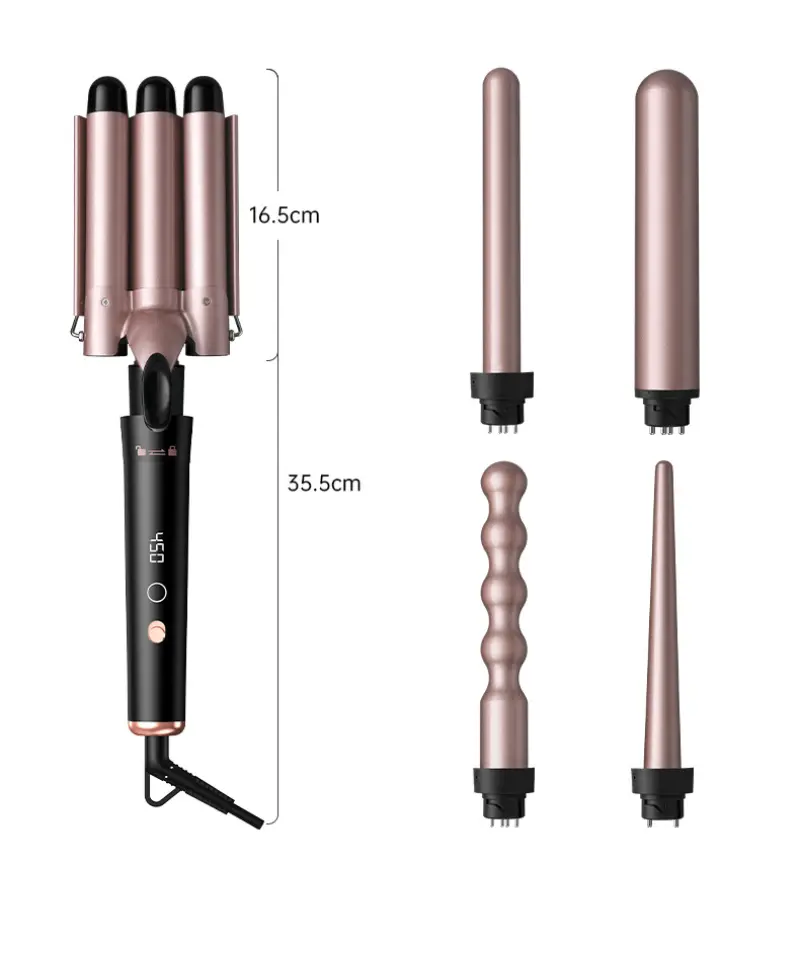5 in 1 Curling Iron Rotating Professional Hair Curler (1)