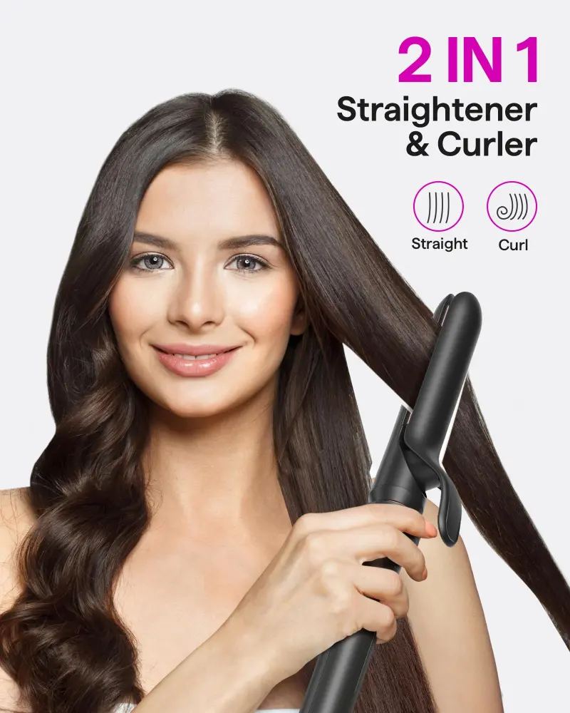 5 in 1 Curling Iron Rotating Professional Hair Curler (1)