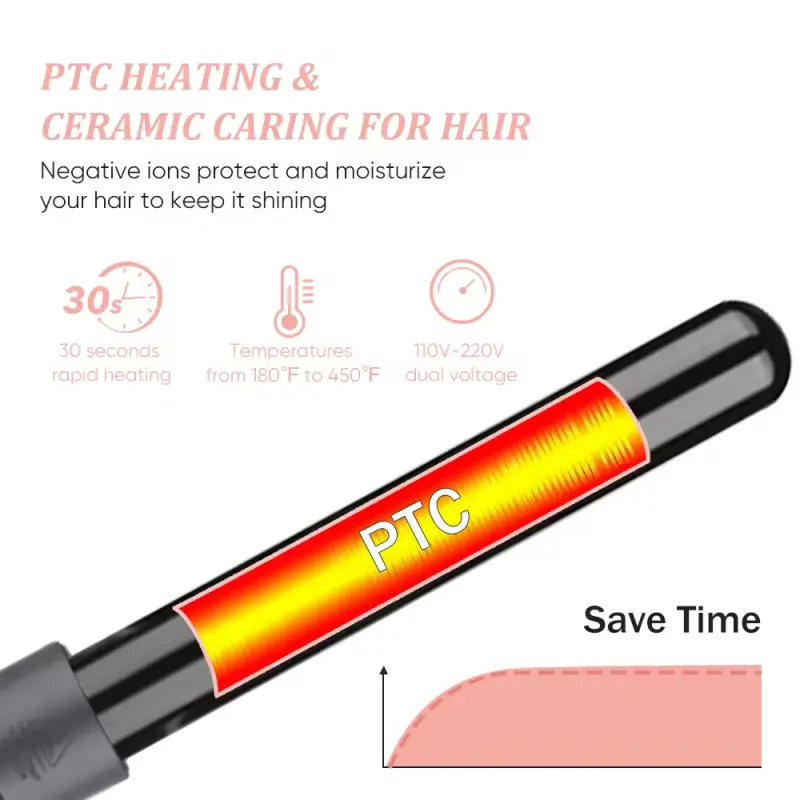 5 in 1 Curling Iron Rotating Professional Hair Curler (2)