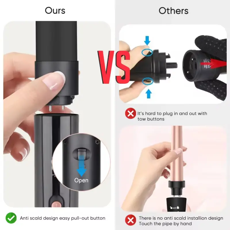 5 in 1 Curling Iron Rotating Professional Hair Curler (3)