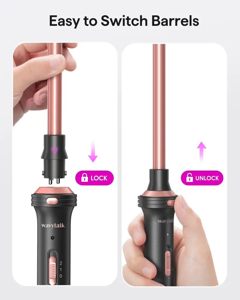 5 in 1 Curling Iron Rotating Professional Hair Curler (3)