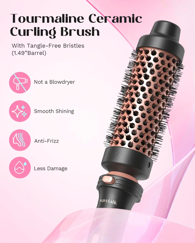 5 in 1 Curling Iron Rotating Professional Hair Curler (6)