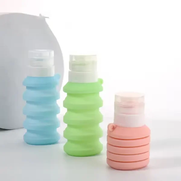 50 & 110ml Collapsible Travel Silicone Bottle（13）