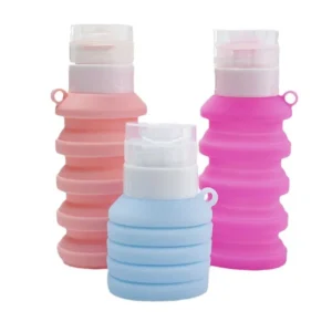 50 & 110ml Collapsible Travel Silicone Bottle（1）