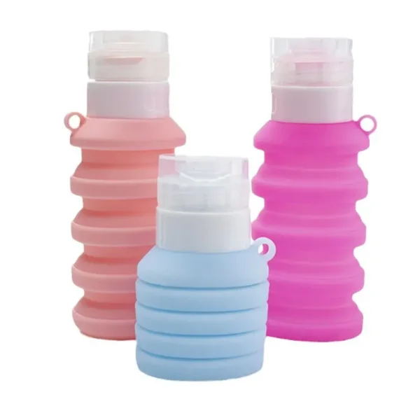 50 & 110ml Collapsible Travel Silicone Bottle（1）