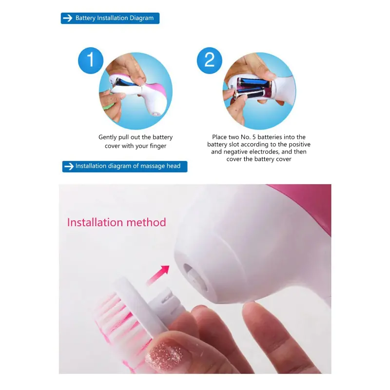 5in 1 Facial Brush Face Scrubber (4)