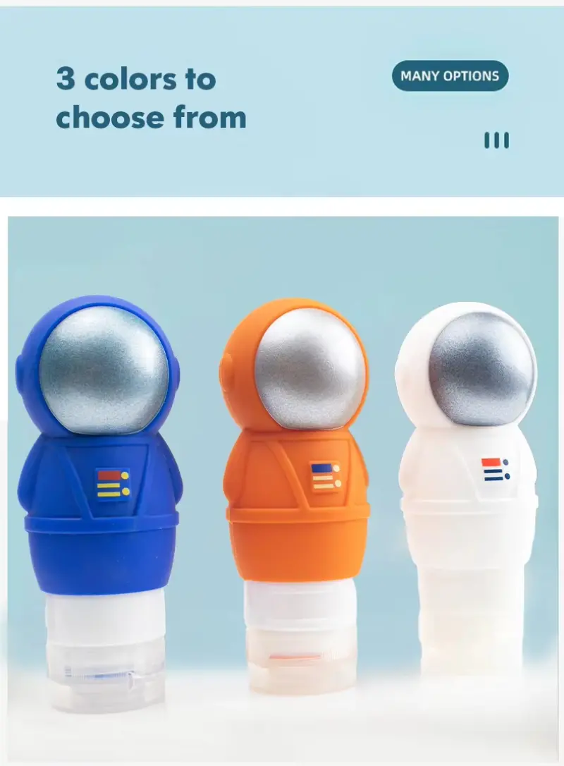 90ML Astronaut Travel Silicone Bottle (5)