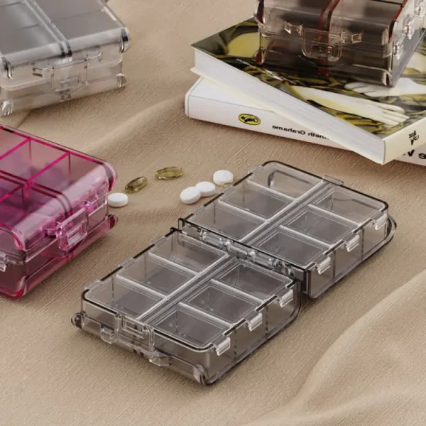 BS1125J 12 Compartment Foldable Pill Organizer (9)