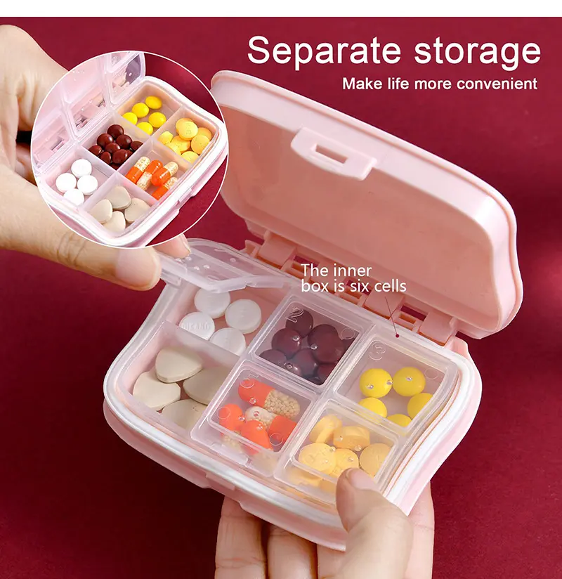 BS1128J Multi Purpose Travel Pill Organizer (5)