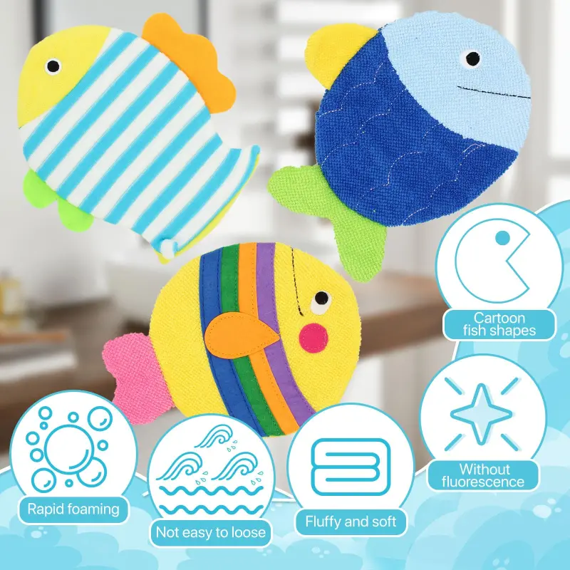 Baby Bath Gloves (3)