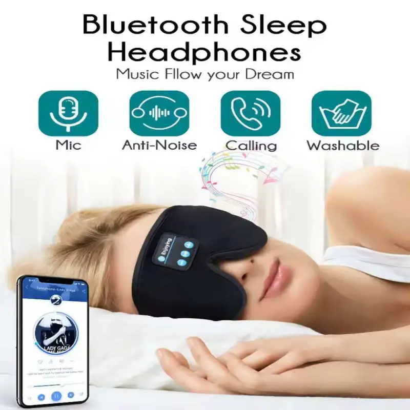 Bluetooth 3D Eye Sleeping Mask for Listening to Music (2)