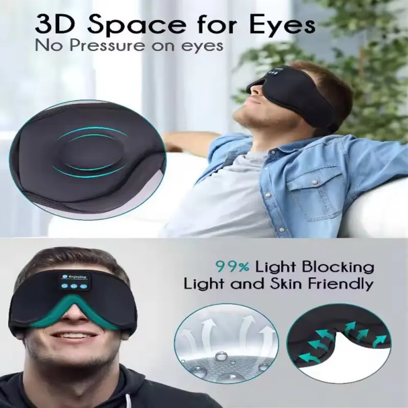 Bluetooth 3D Eye Sleeping Mask for Listening to Music (3)