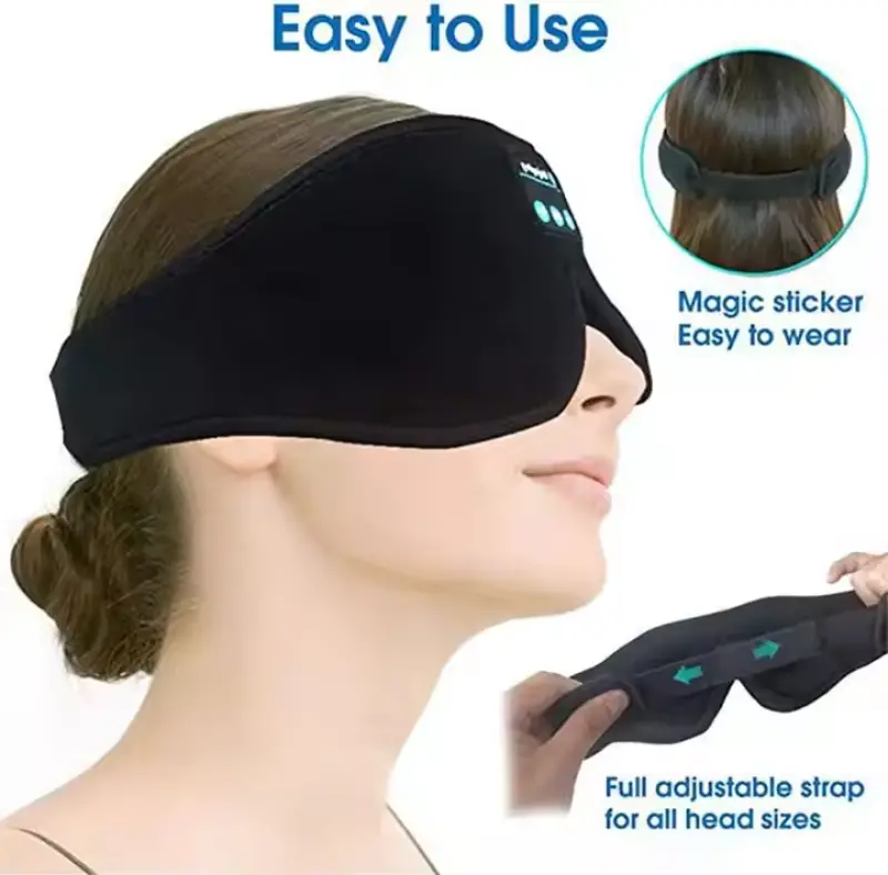 Bluetooth 3D Eye Sleeping Mask for Listening to Music (6)