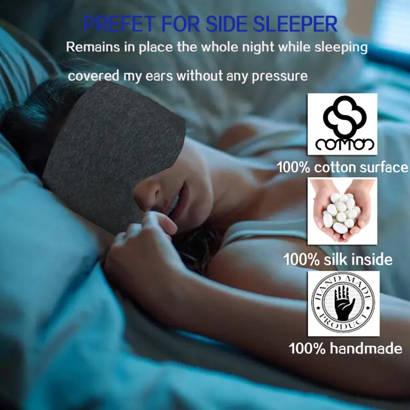 Breathable 3D Cotton Sleep Eye Mask (5)