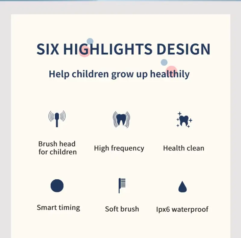 Changeable Head Battery Powered Kids Toothbrush (2)