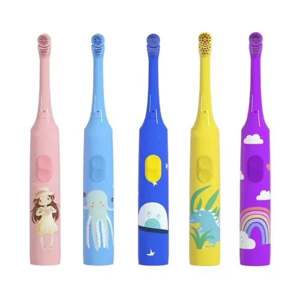Changeable Head Battery Powered Kids Toothbrush (2)