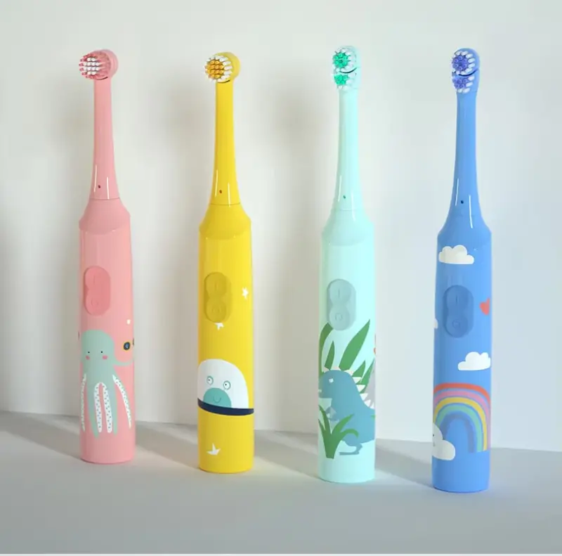 Changeable Head Battery Powered Kids Toothbrush (4)