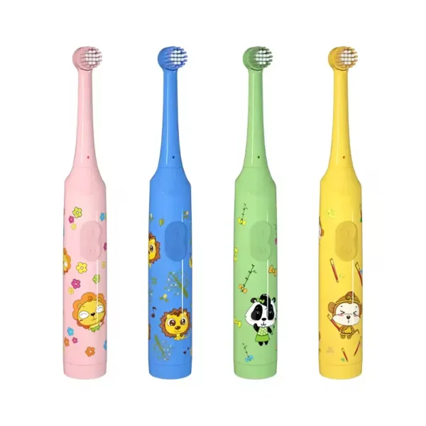 Changeable Head Battery Powered Kids Toothbrush (4)