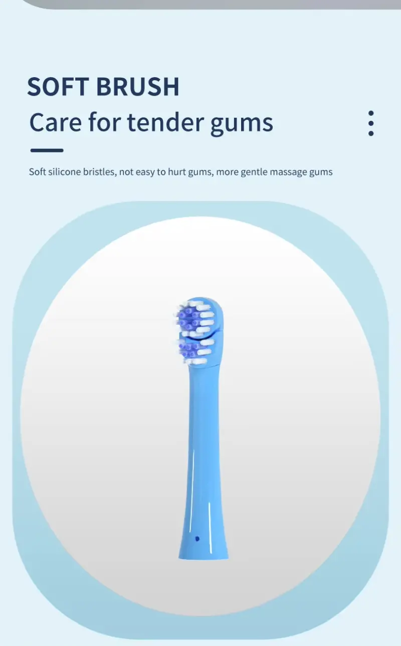 Changeable Head Battery Powered Kids Toothbrush (6)