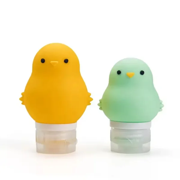 Chick Shaped Collapsible Travel Silicone Bottle (2)