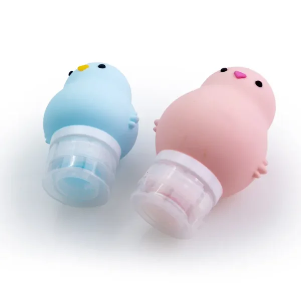 Chick Shaped Collapsible Travel Silicone Bottle (4)