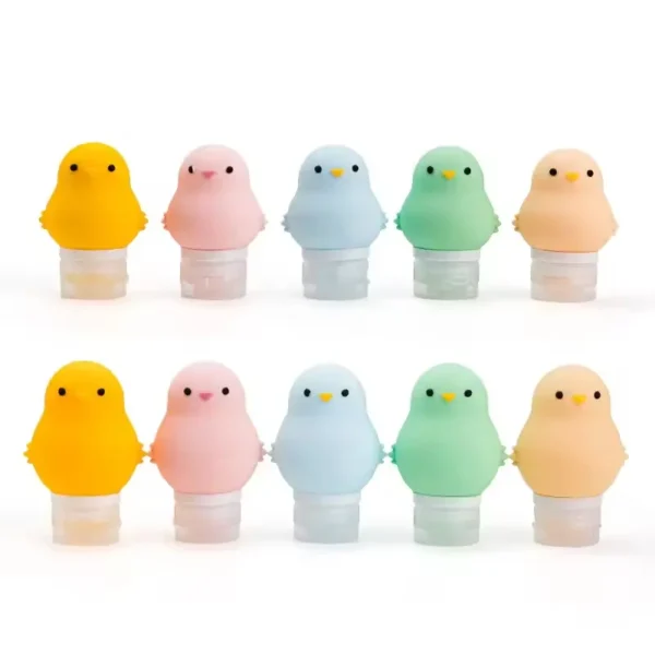 Chick Shaped Collapsible Travel Silicone Bottle (5)