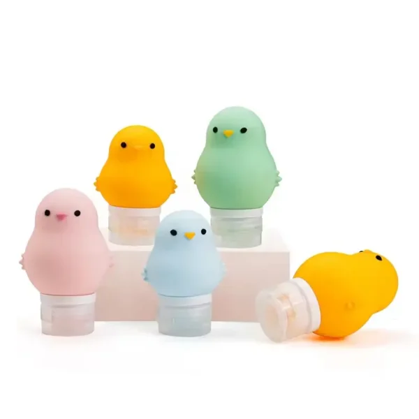 Chick Shaped Collapsible Travel Silicone Bottle (6)