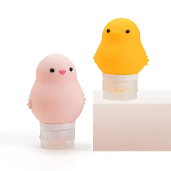 Chick Shaped Collapsible Travel Silicone Bottle (7)