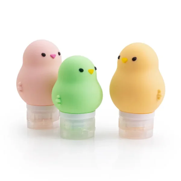 Chick Shaped Collapsible Travel Silicone Bottle (8)