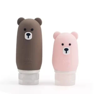 Cute Bear Travel Silicone Bottle (6)