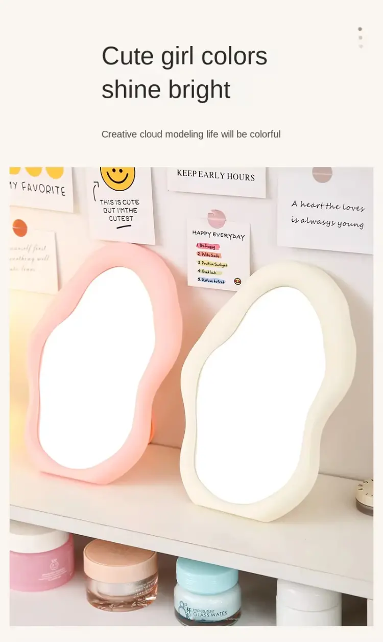 Desktop Mirror with Cloud Shape (2)