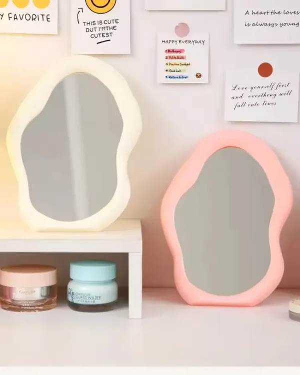 Desktop Mirror with Cloud Shape (6)