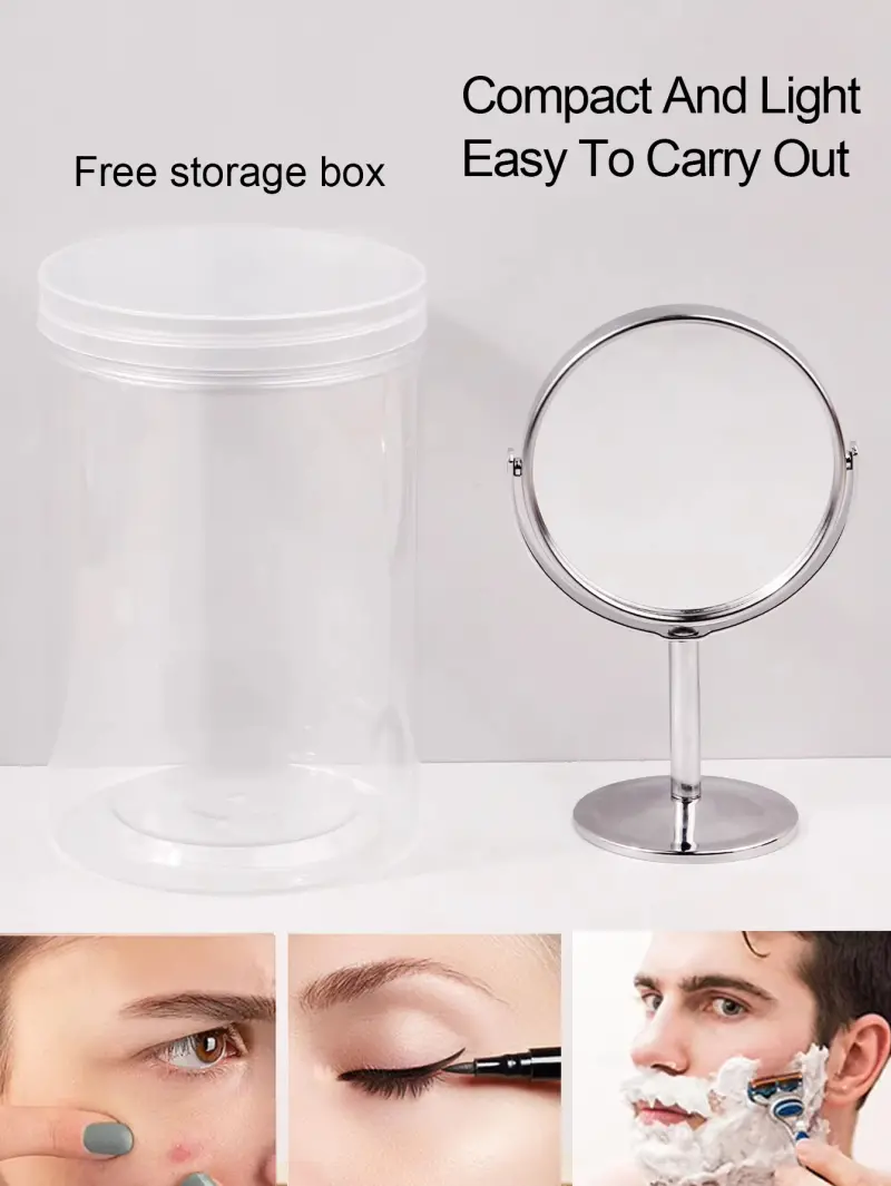 Double Sided 360 Degree Swivel Magnifying Mirror (2)