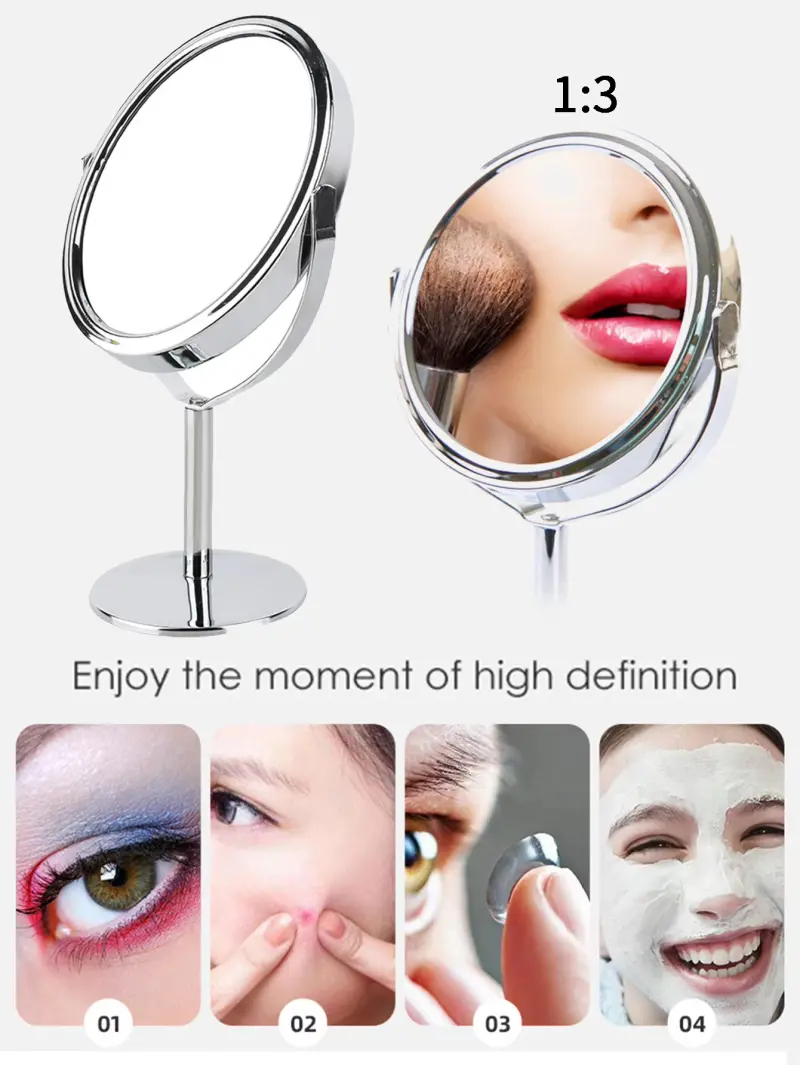 Double Sided 360 Degree Swivel Magnifying Mirror (3)