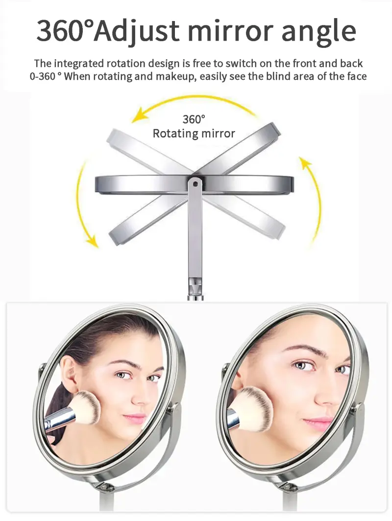 Double Sided 360 Degree Swivel Magnifying Mirror (4)