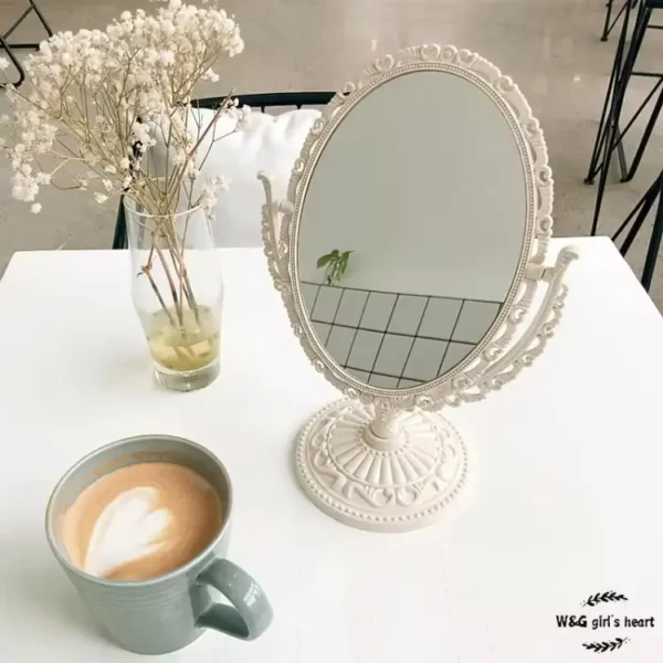Double Sided Rotating Table Mirror (11)