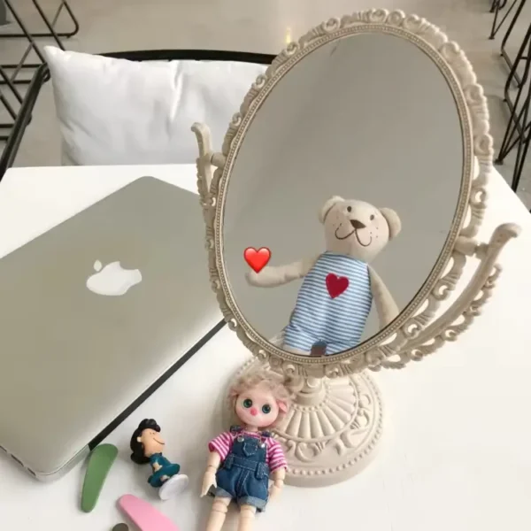 Double Sided Rotating Table Mirror (8)