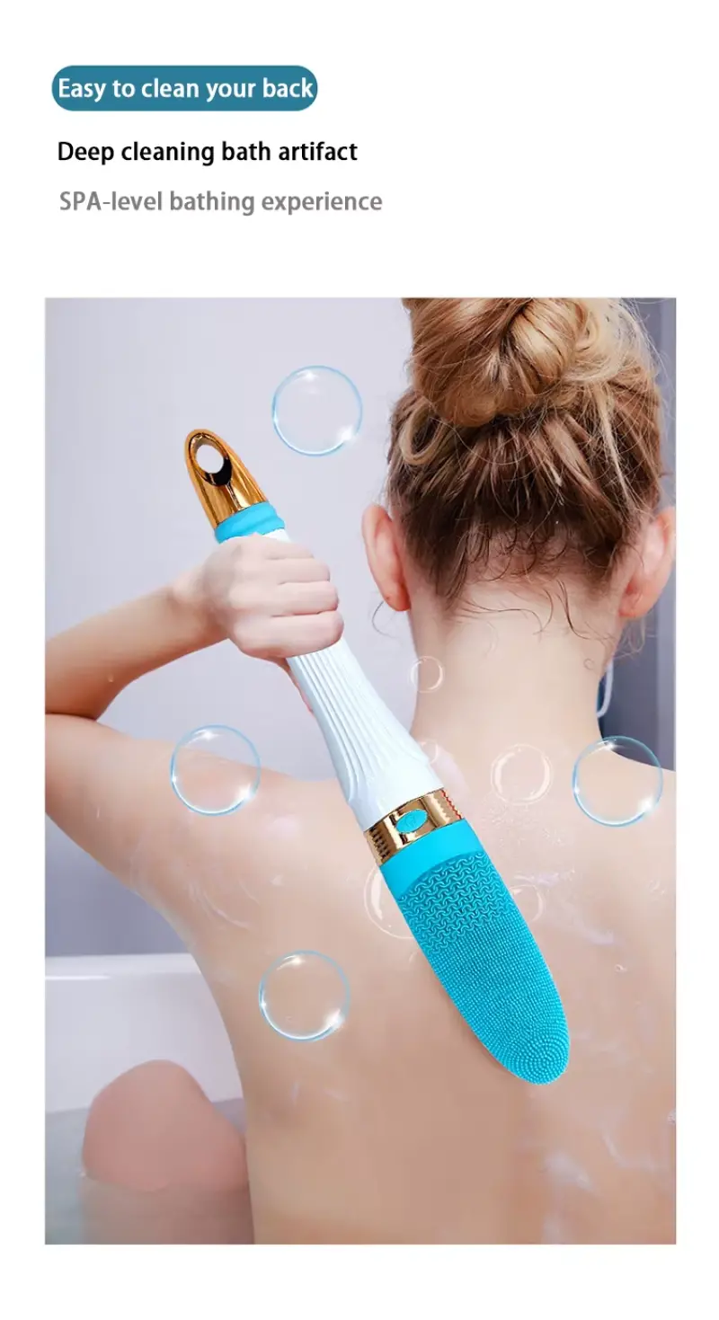 Electric Body Bath Brush Long Handle（4）