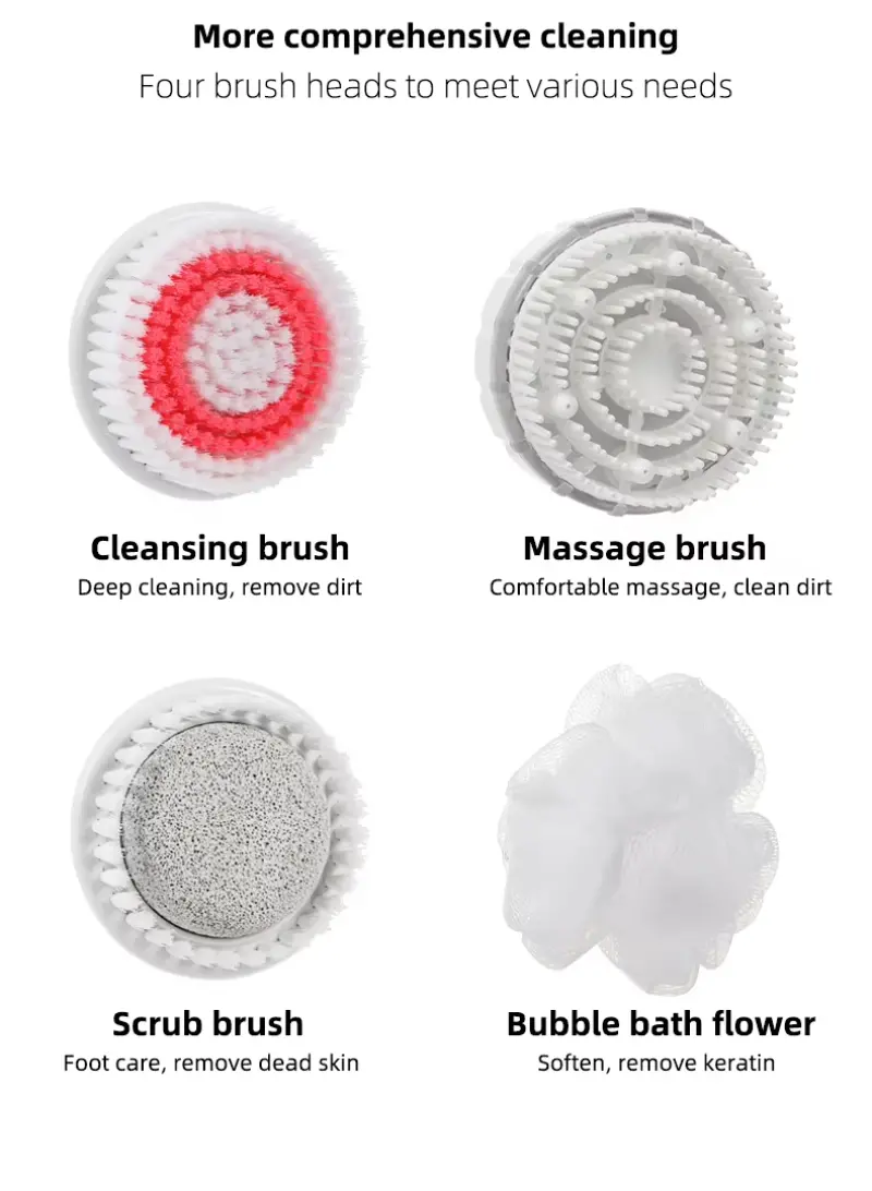 Electric Body Cleansing Brush Sets (6)