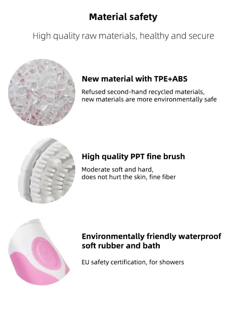 Electric Body Cleansing Brush Sets (7)